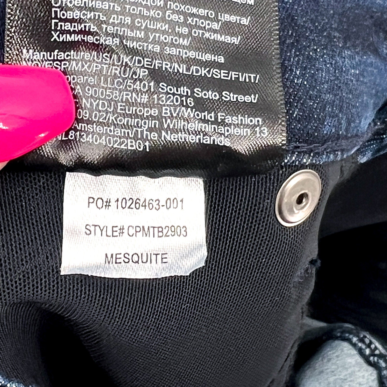 NYDJ Curves 360 Womens Slim Straight Crop Jeans Size 12 PETITE Mesquite Blue NWT