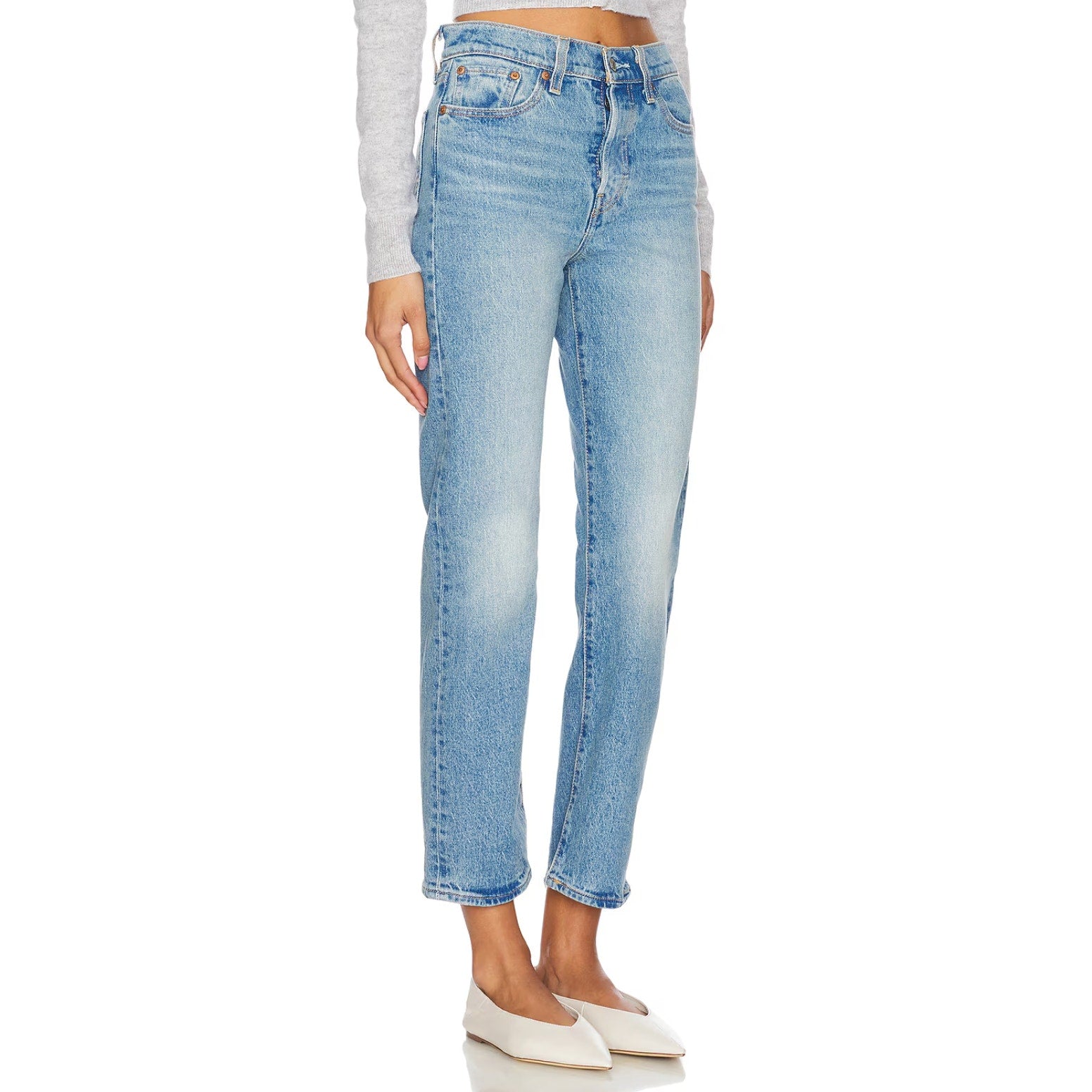 LEVI'S Women's Wedgie Straight Jeans 28x28 Calling All Blue 34964-0178 NWT