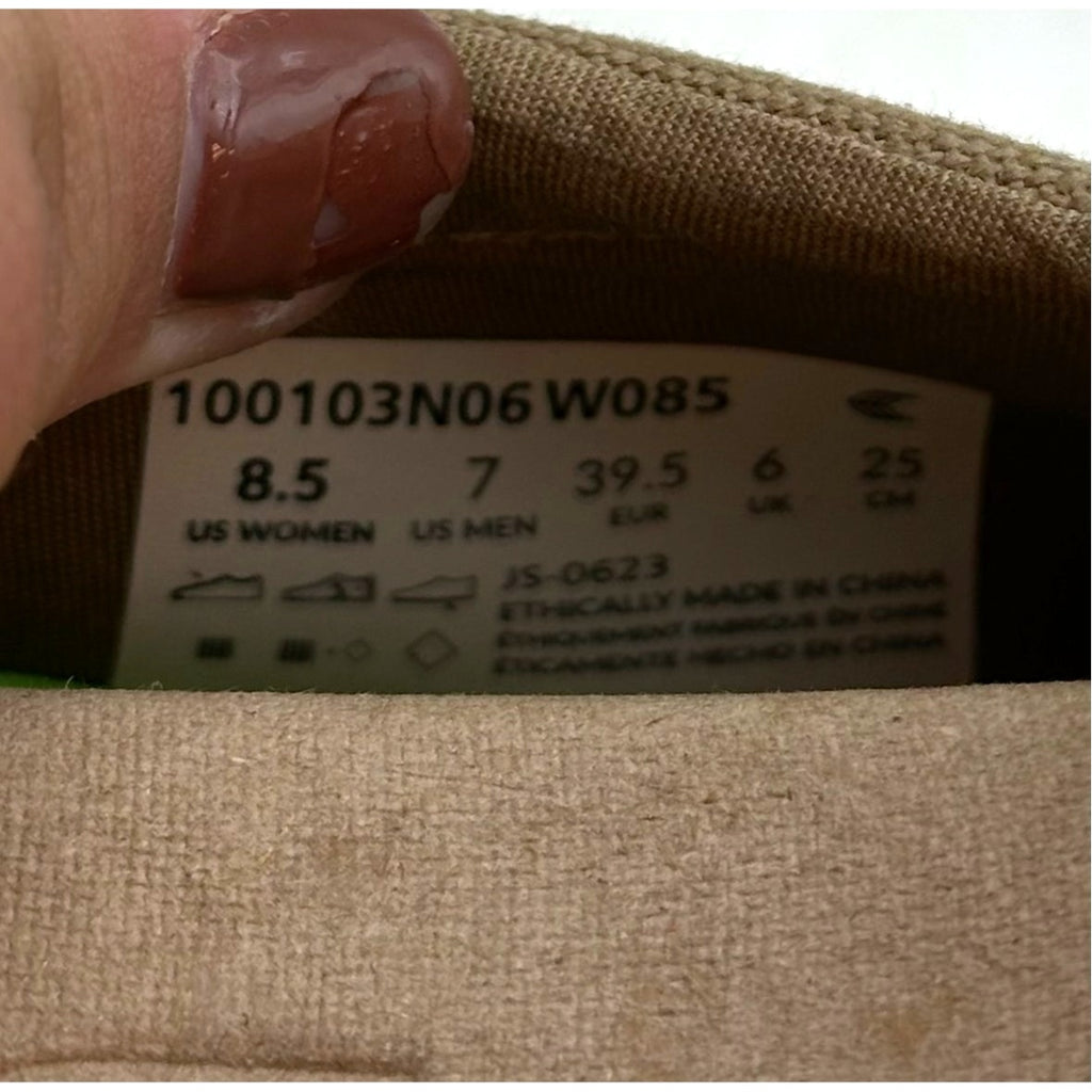 Cariuma Womens OCA Low Sneakers Size 8.5 Brown Burnt Sand Canvas NIB