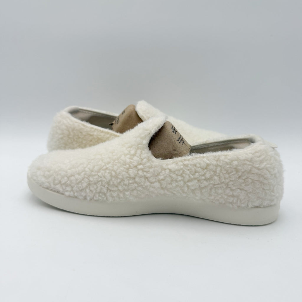 AllBirds Womens Wool Lounger Fluff Casual Sneakers US 9 White Slip On NWOB