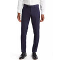 SOUL OF LONDON Men's Slim Fit Suit Dress Pants Size 40R Navy Blue Flat Front NWT