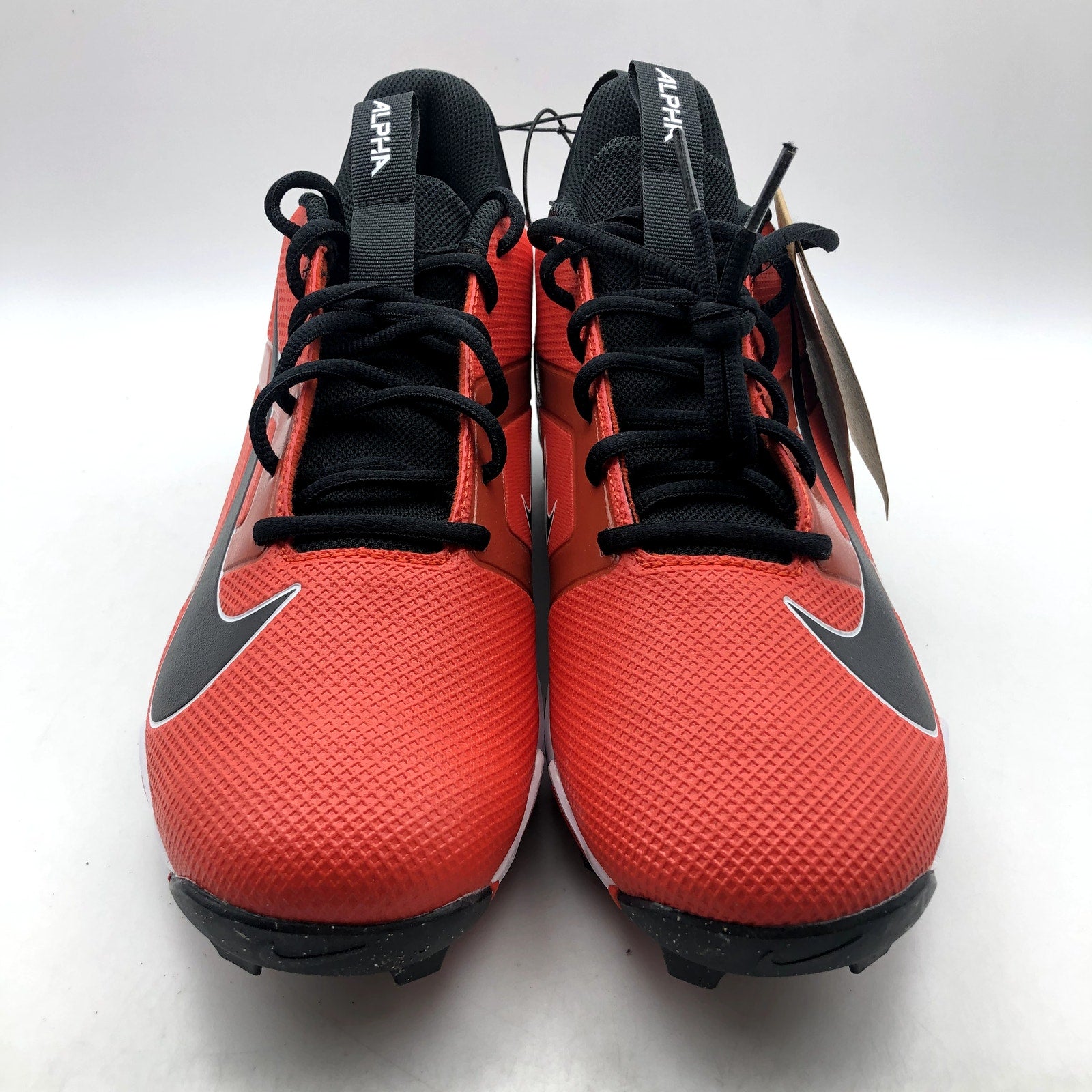 Nike Men's Alpha Menace 4 Shark SE Football Cleats Size 12 Red Black NWOB