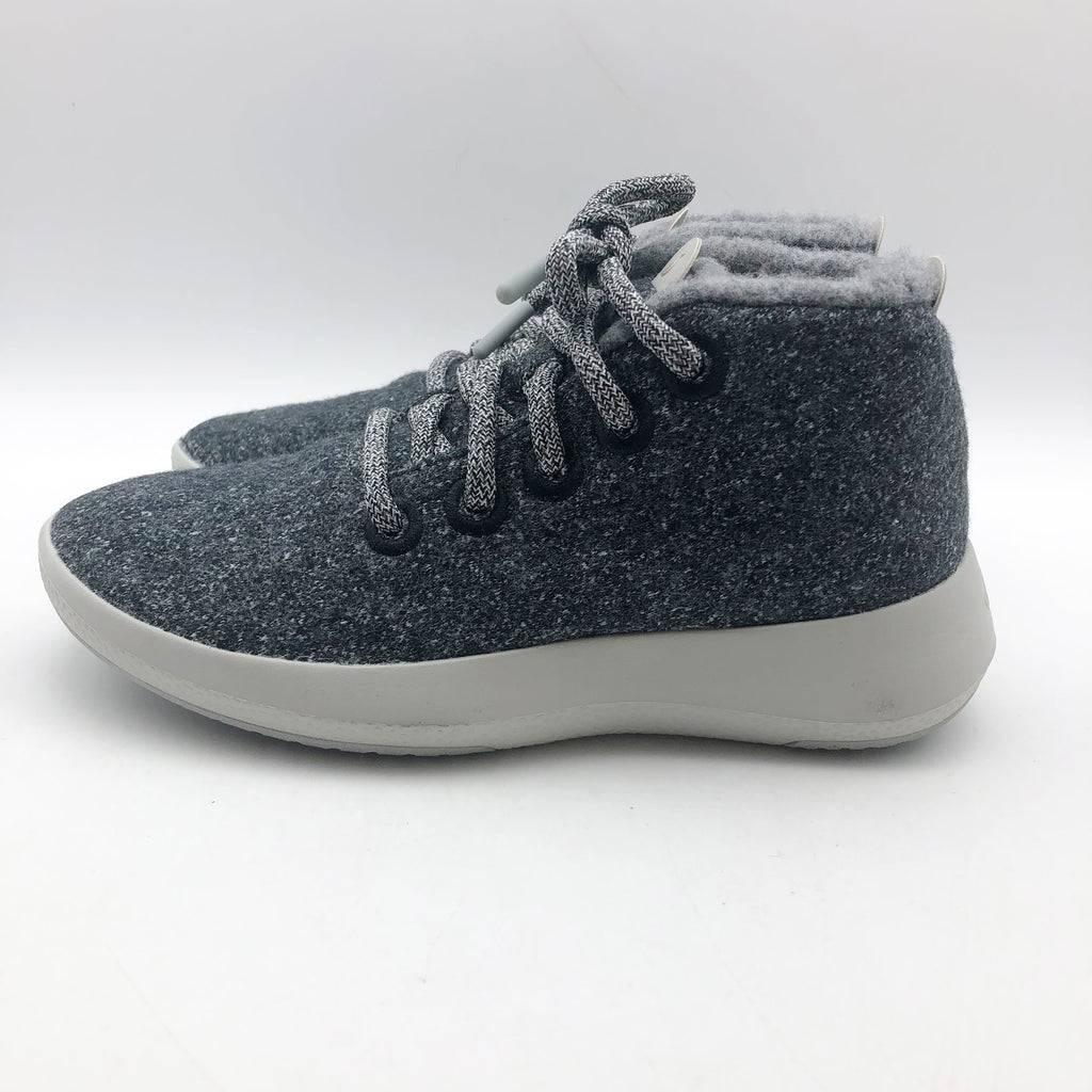 AllBirds Womens Runner-up Mizzle High Top Sneakers US 7 EU 37 Grey Wool NIB