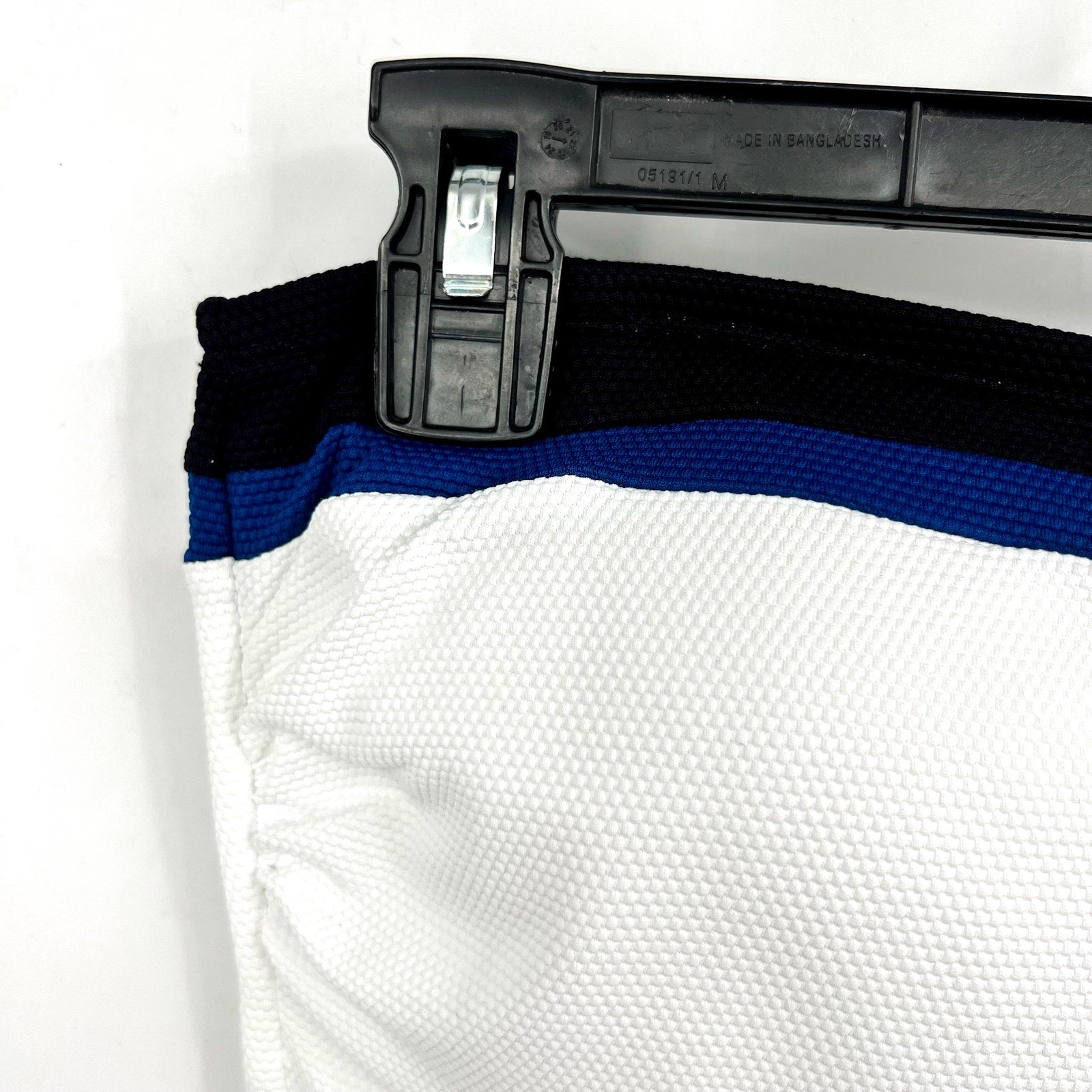TOMMY BAHAMA Island Cays Colorblock Bandini Swim Top Medium White Blue NWT