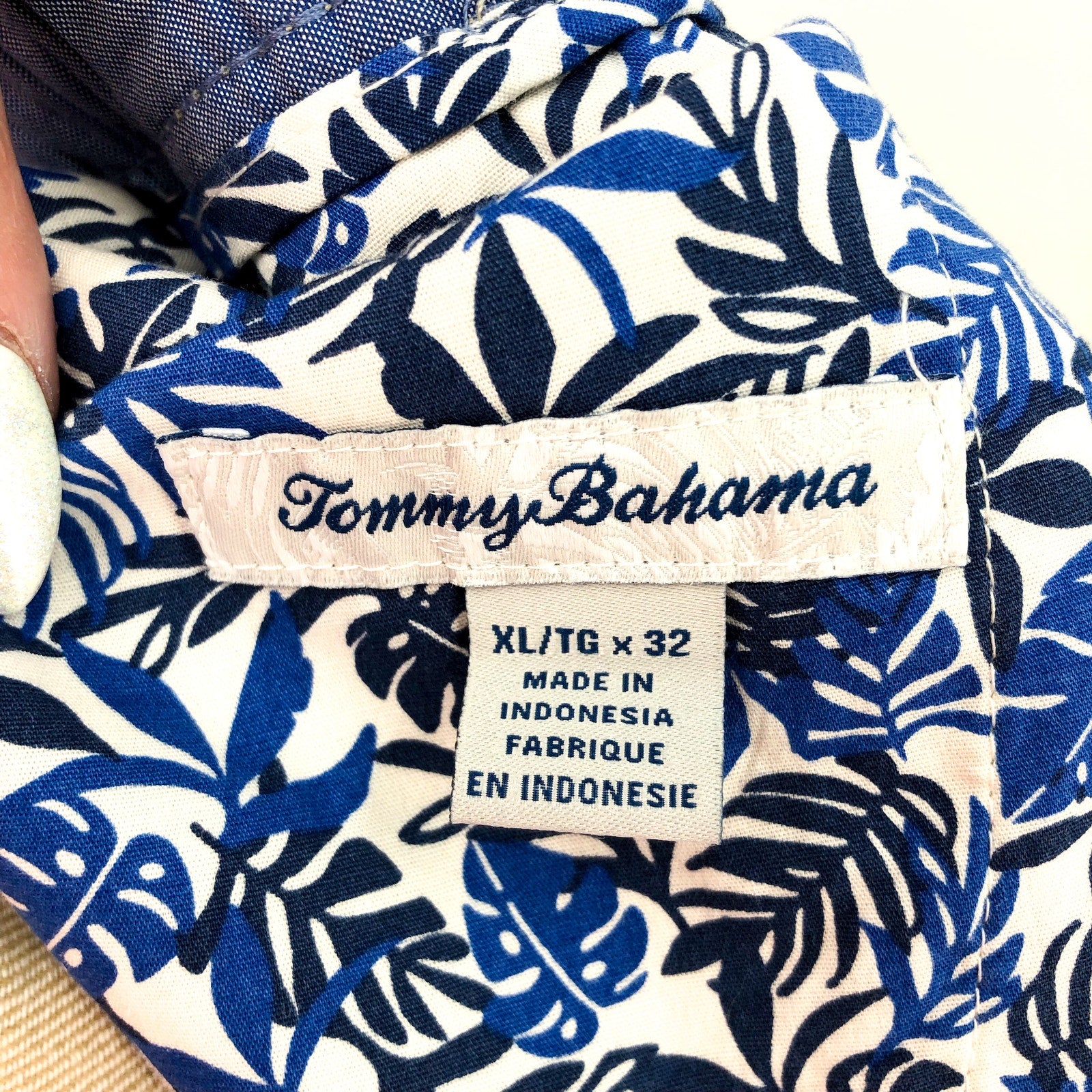 TOMMY BAHAMA Men's Beach Coast Linen Pants XL Stone Khaki 32" Inseam NWT