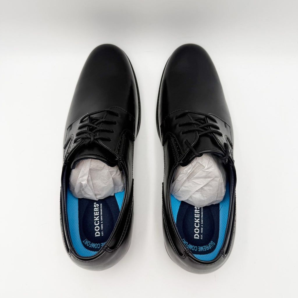 DOCKERS Mens Edgar Oxford Shoes Size 11 M Black Business Casual NIB