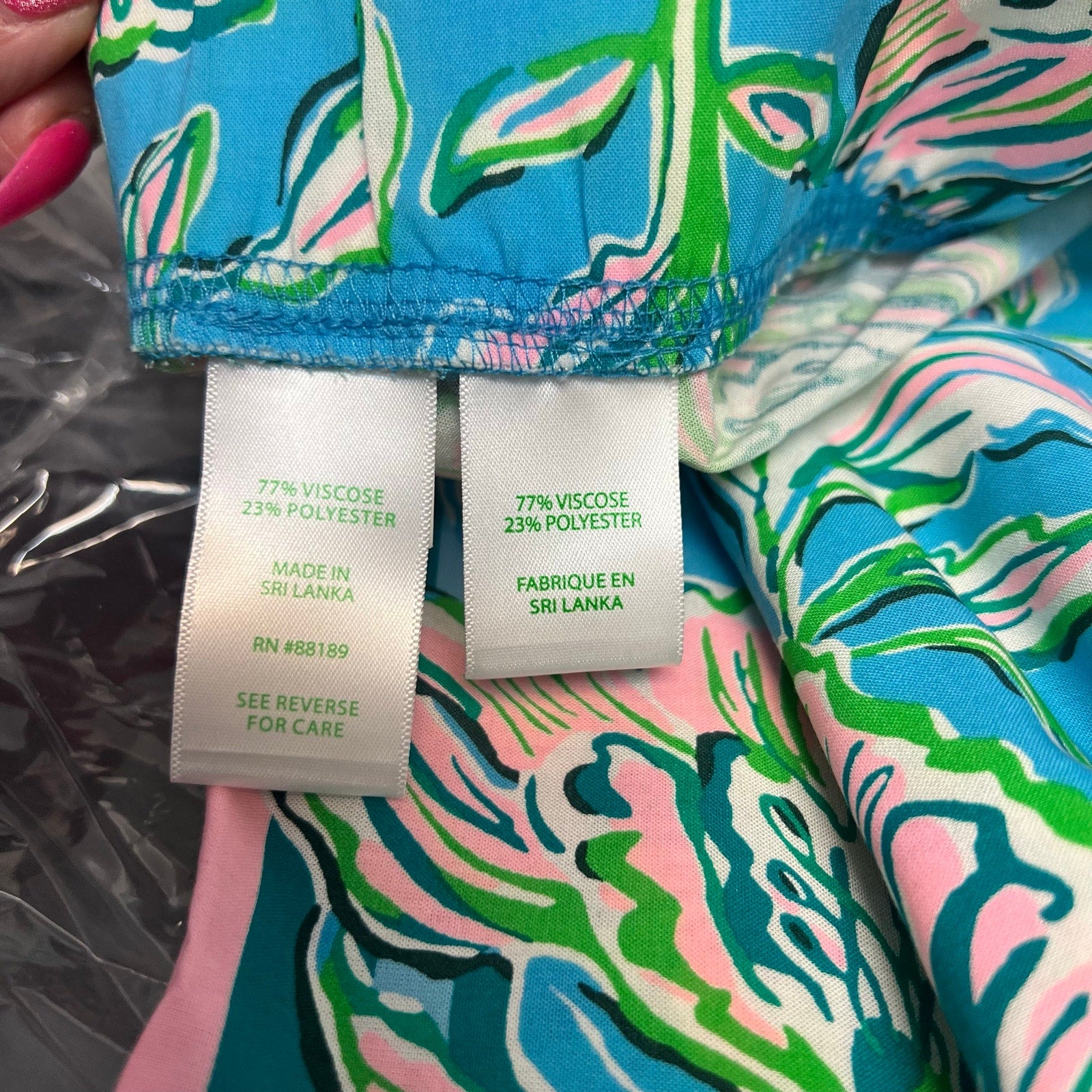 LILLY PULITZER Womens Bal Harbour Palazzo Pants XS Blue Chick Magnet  32" NWT