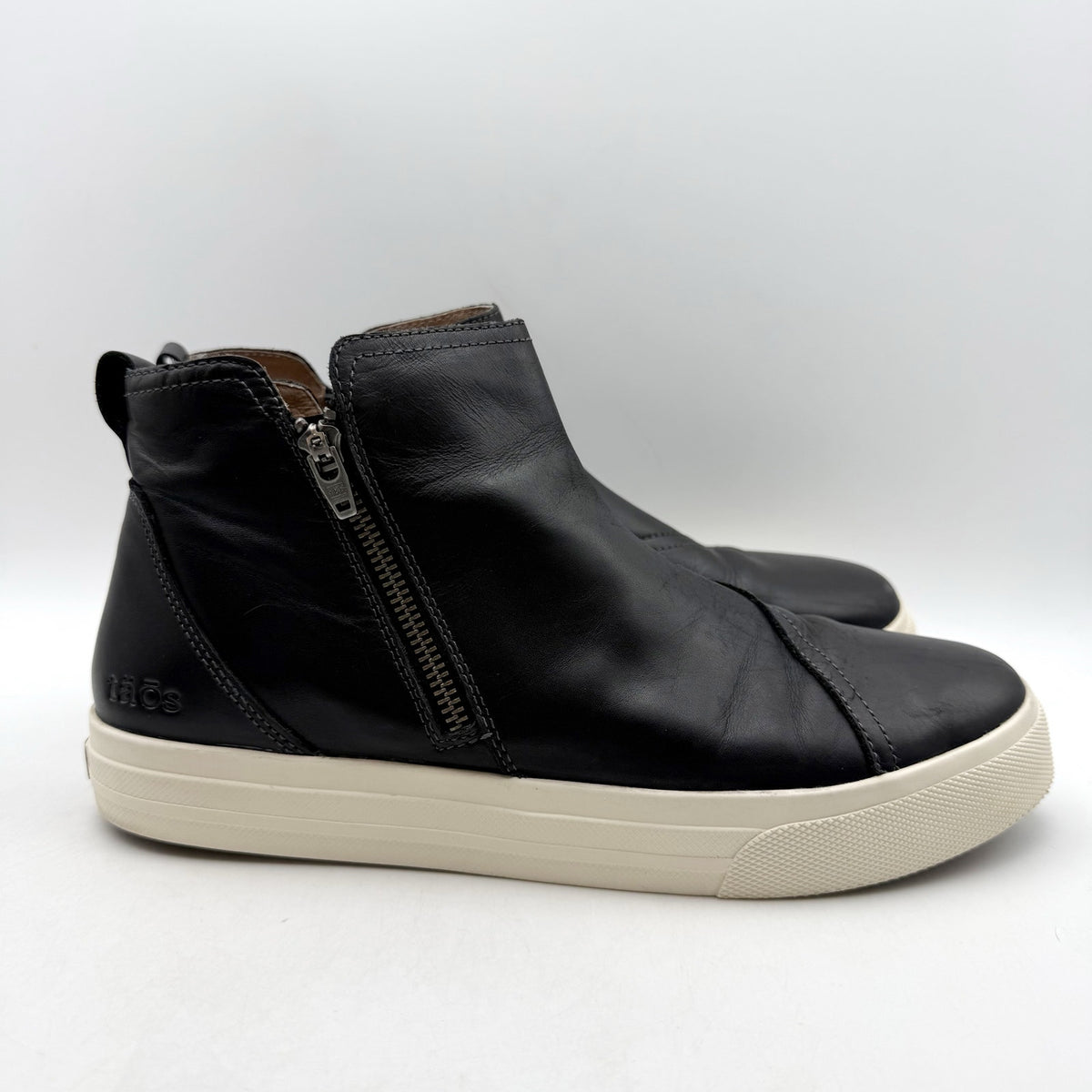 Taos Footwear Womens Double Up Ankle Boots Size 10 M Black Leather NIB