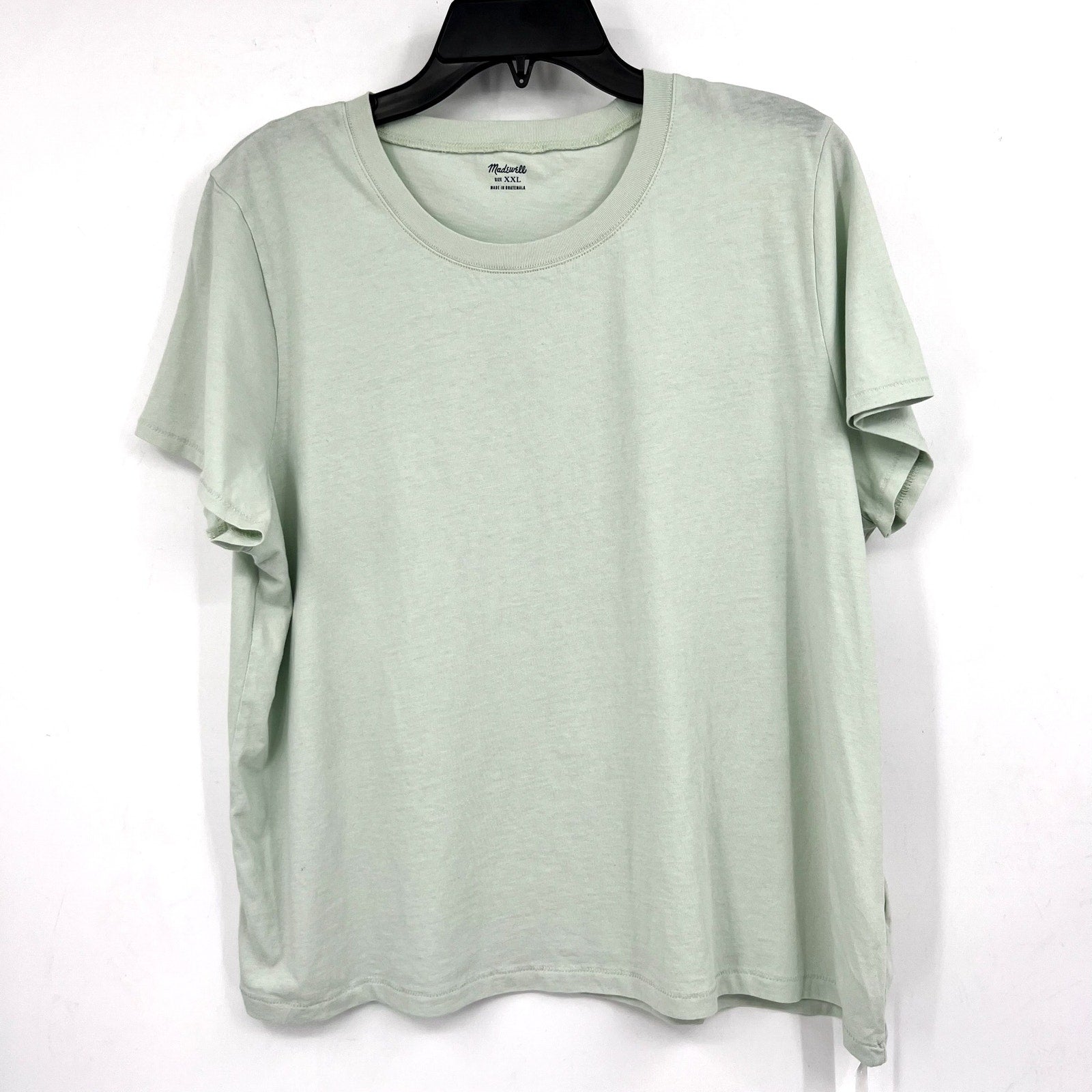 MADEWELL Women's Northside Vintage Tee XXL Green Ice Mint Short Sleeve J8526 NWT