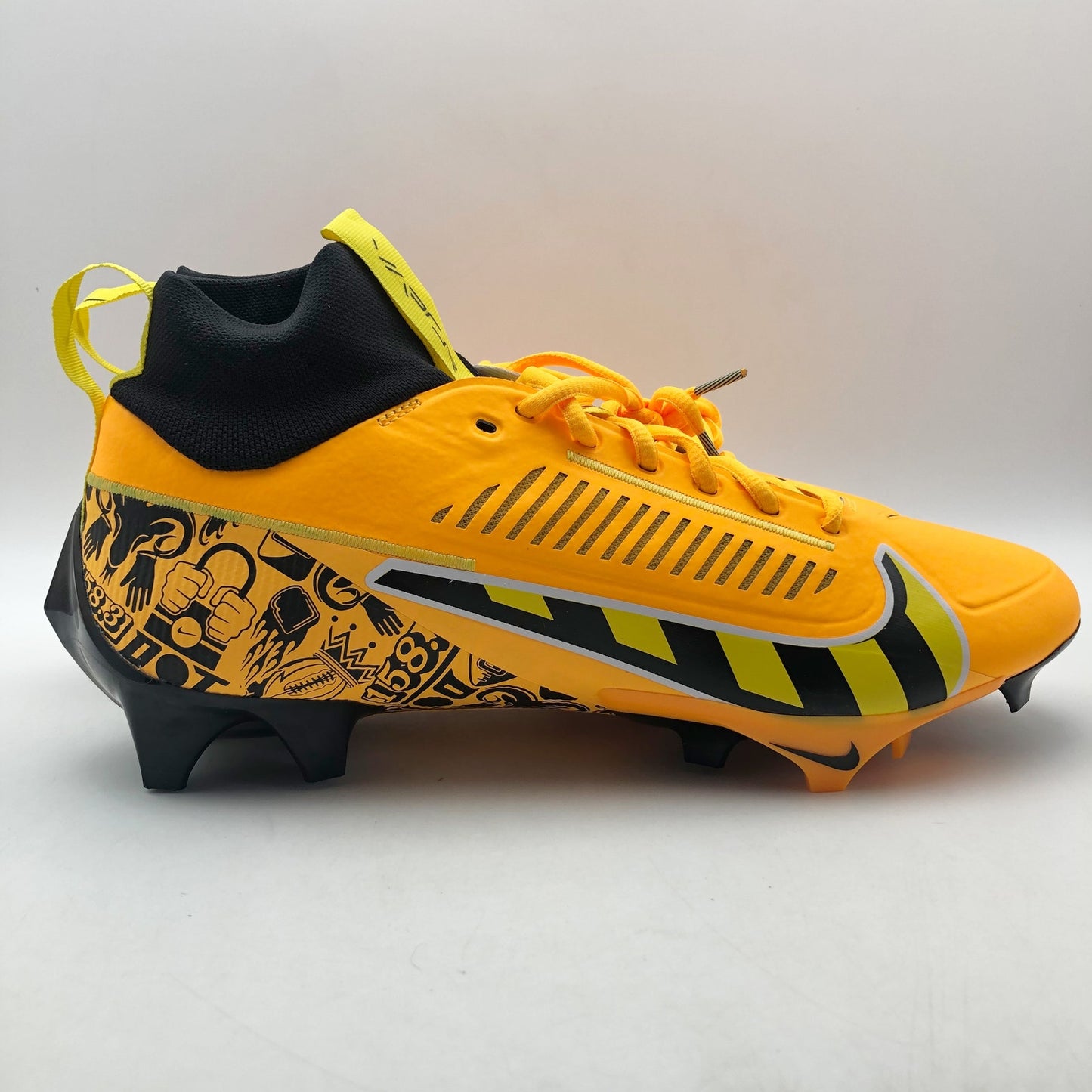 Nike Mens Vapor Edge Pro 360 2 Football Cleats Size 9 Orange Black NWOB