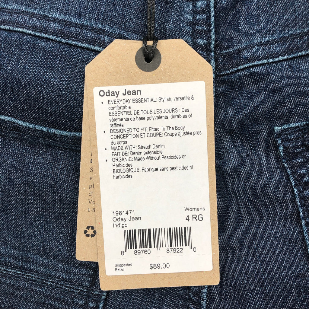 PRANA Women's Oday Skinny Jeans 27x30 US 4 Blue Indigo High Rise Stretch NWT