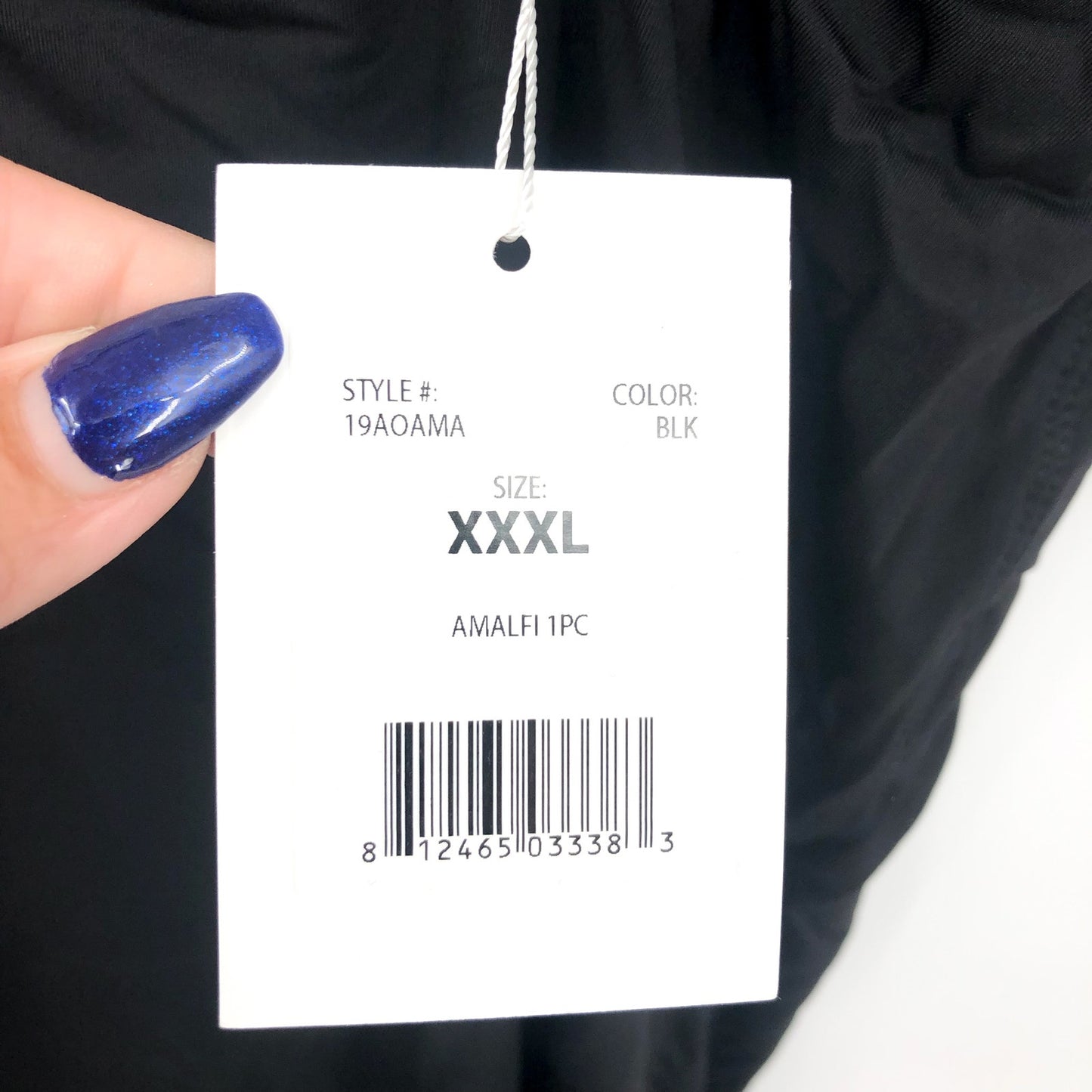 ANDIE SWIM Amalfi Classic One Piece Swimsuit 3XL US 20 Black