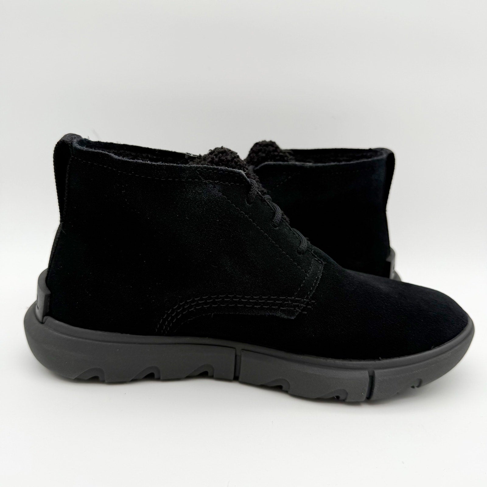 Sorel Women Explorer Next Drift Bootie US 6.5 EU 37.5 Black Suede Waterproof NIB