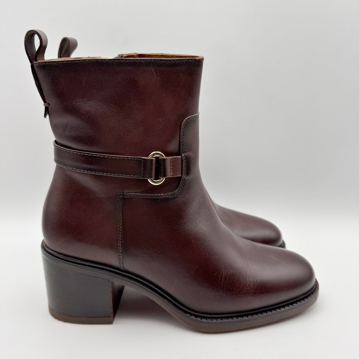 Pikolinos Womens Huesca W8X-8736 Boots EU 38 US 7.5-8 Calfskin Leather Brown