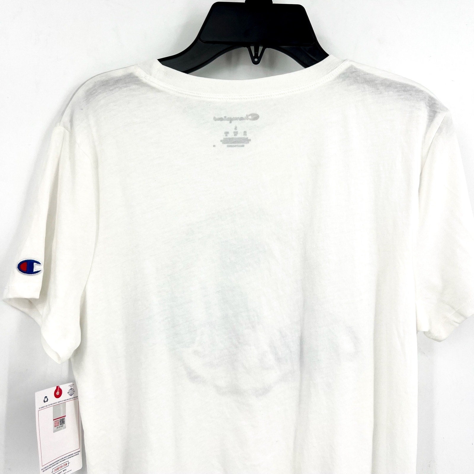 Champion Womens North Carolina Tar Heels T-Shirt Small White Short Sleeve NWT
