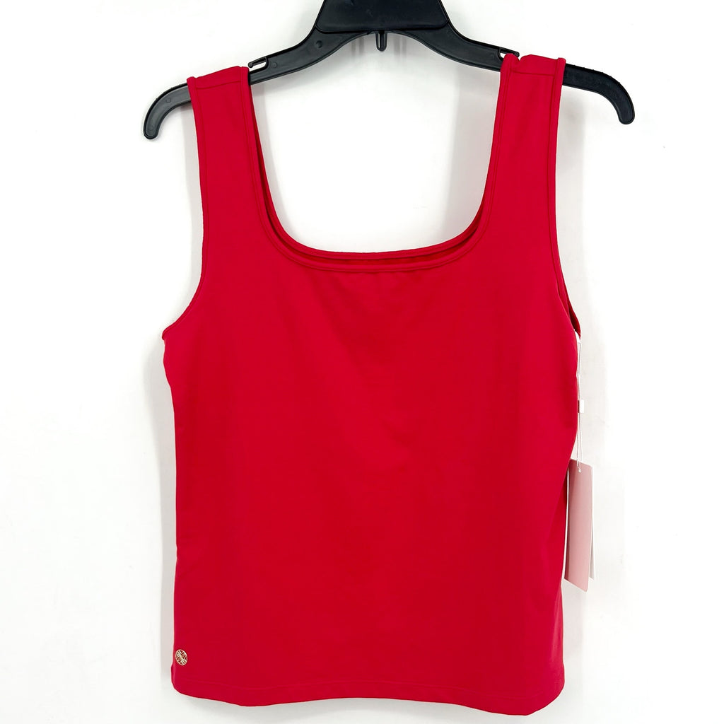 LILLY PULITZER Womens Marsaille Tank Top Medium Mystique Pink Square Neck NWT