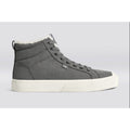 Cariuma Womens OCA Therma High Sneaker Boots Size 9 Grey Suede Shearling NIB