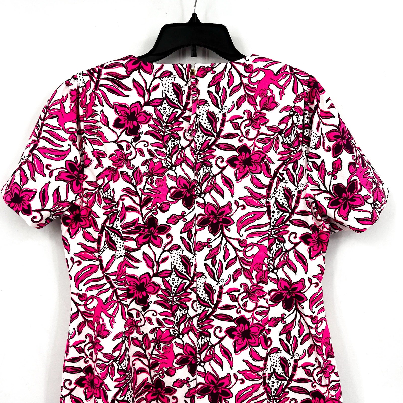LILLY PULITZER Mila Short Sleeve Dress Size 16 Pink Elderflower Blossom NWT