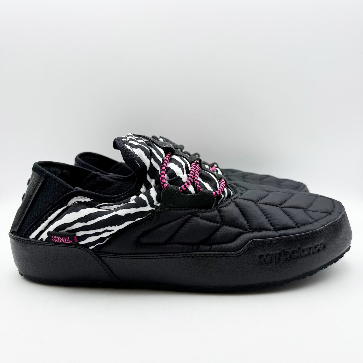 New Balance Mens MOCV2 Active Slip On Shoe US 14 Black Zebra Water Resistant NIB