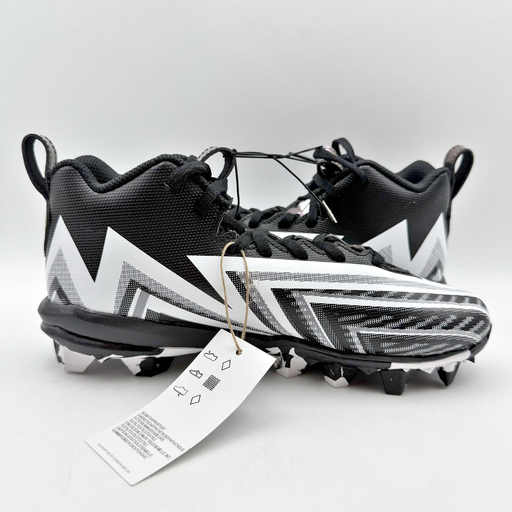 Adidas Kids Freak Spark MD 23 Football Cleats Size 3.5 Youth Black White NWOB