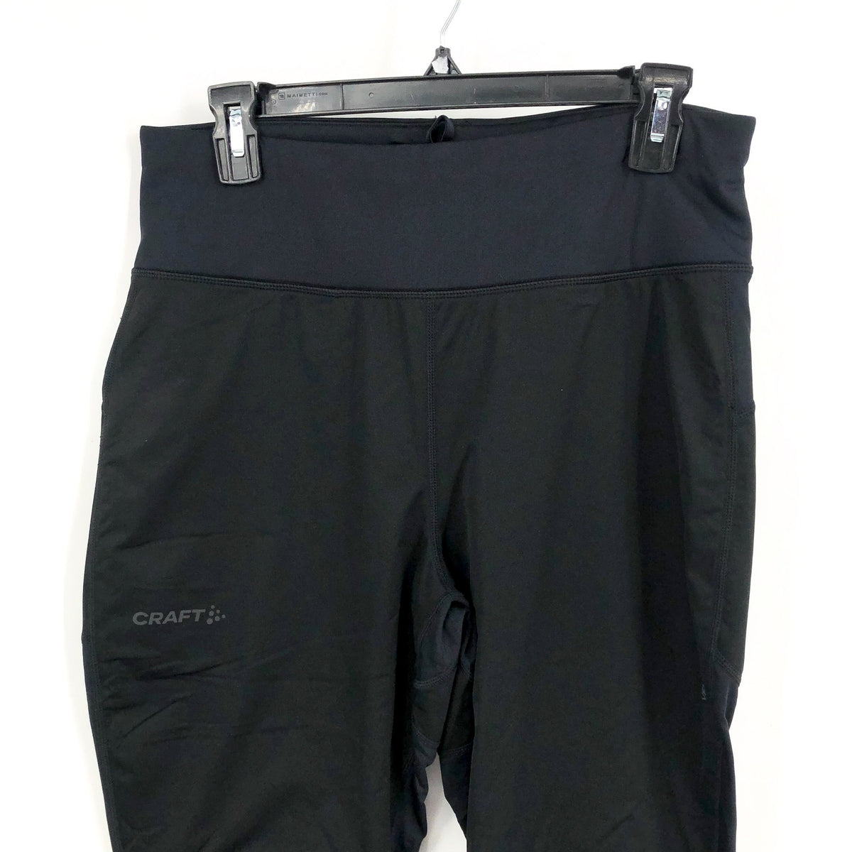 CRAFT Women's ADV Essence Wind Leggings Large Black Reflective Windproof NWT