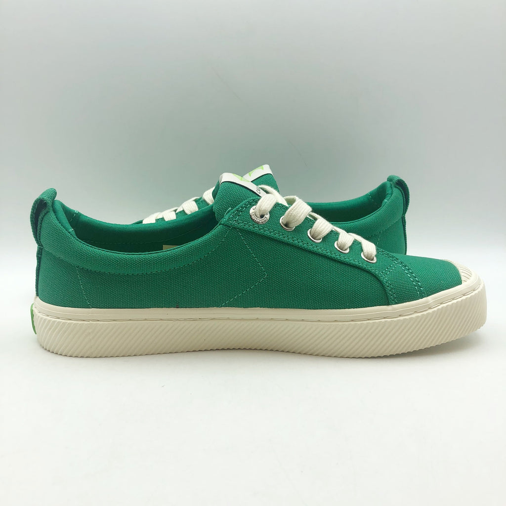 Cariuma OCA Low Canvas Sneaker Men's 8 Women's 9.5 Green Organic Cotton NIB