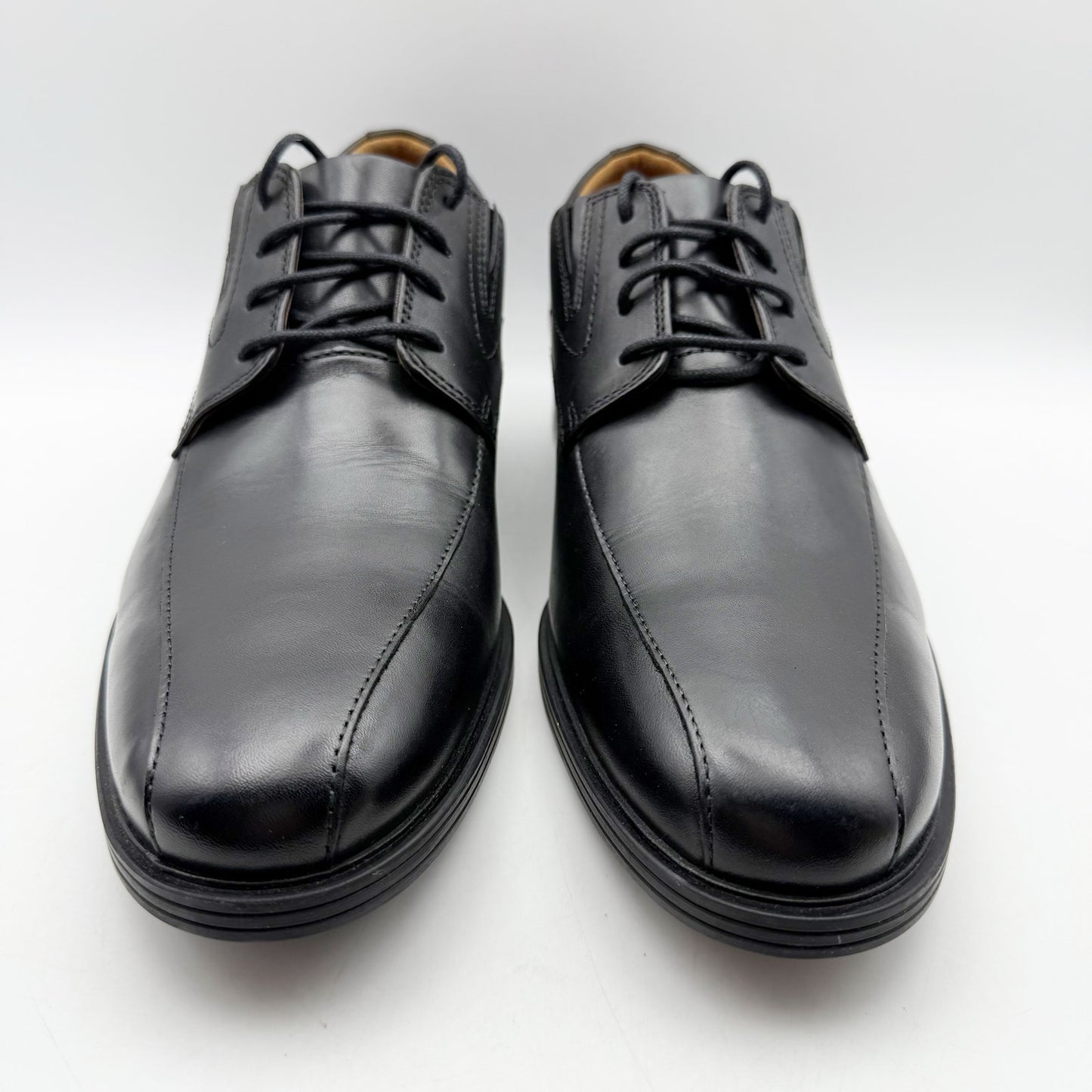 Clarks Mens Whiddon Pace Oxford Shoes US 11 M EU 44.5 Black Leather NIB