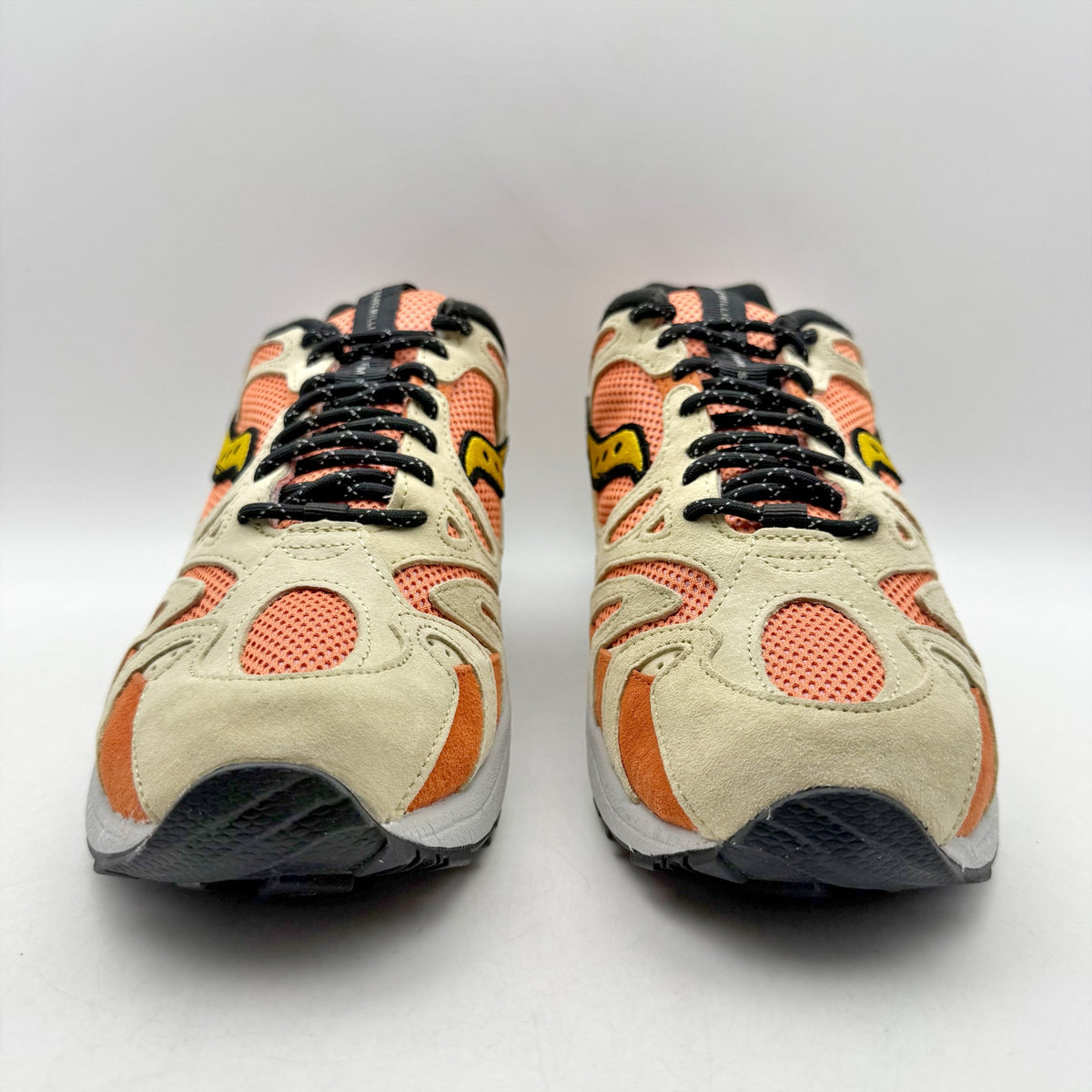 Saucony Mens Grid Azura 2000 Athletic Shoes Size 8 EU 41 Orange Tan NIB