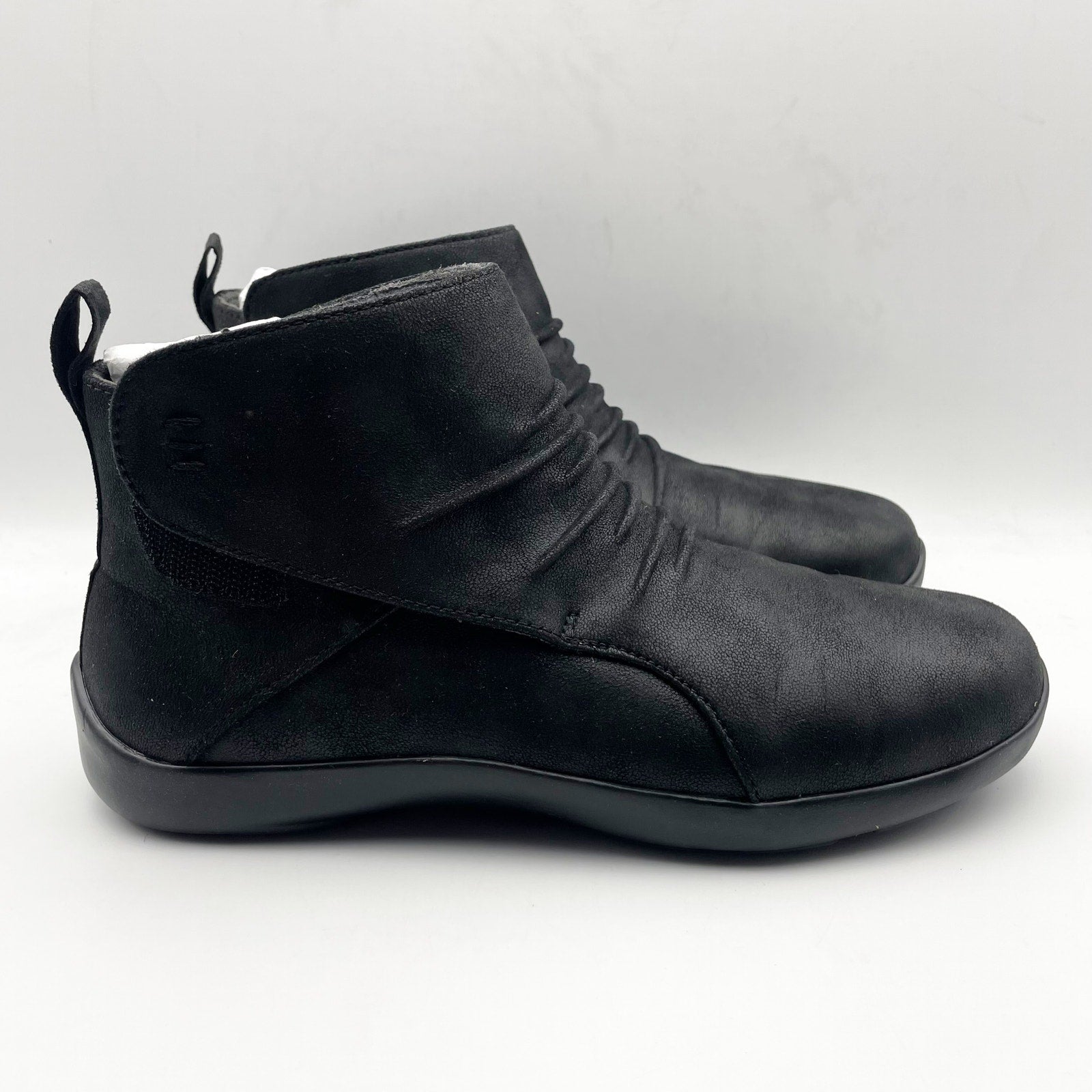 Anodyne Womens No. 91 Casual Boots US 8.5M EU 38.5 Black Vegan Leather NIB