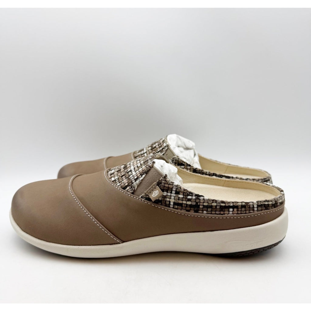 SPENCO Women's Nuevo Harvest Siesta Mule Size 9.5 Fossil Brown Leather NIB