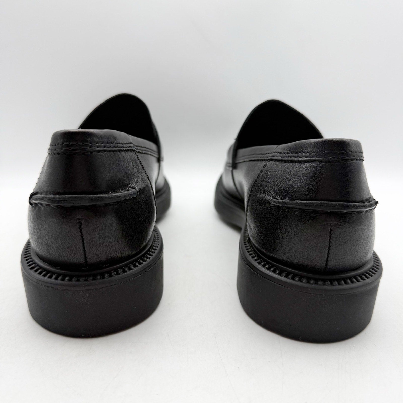 Vagabond Shoemakers Womens Alex Loafers EU 39 US 9 Black Leather NIB