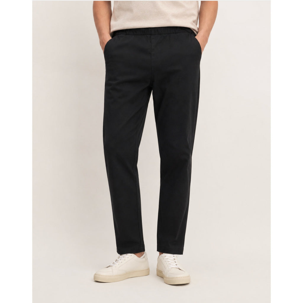 A9013. EVERLANE- MENS MEDIUM- Casual Pants Medium X 30 Black Cotton Twill Pull-on NWT