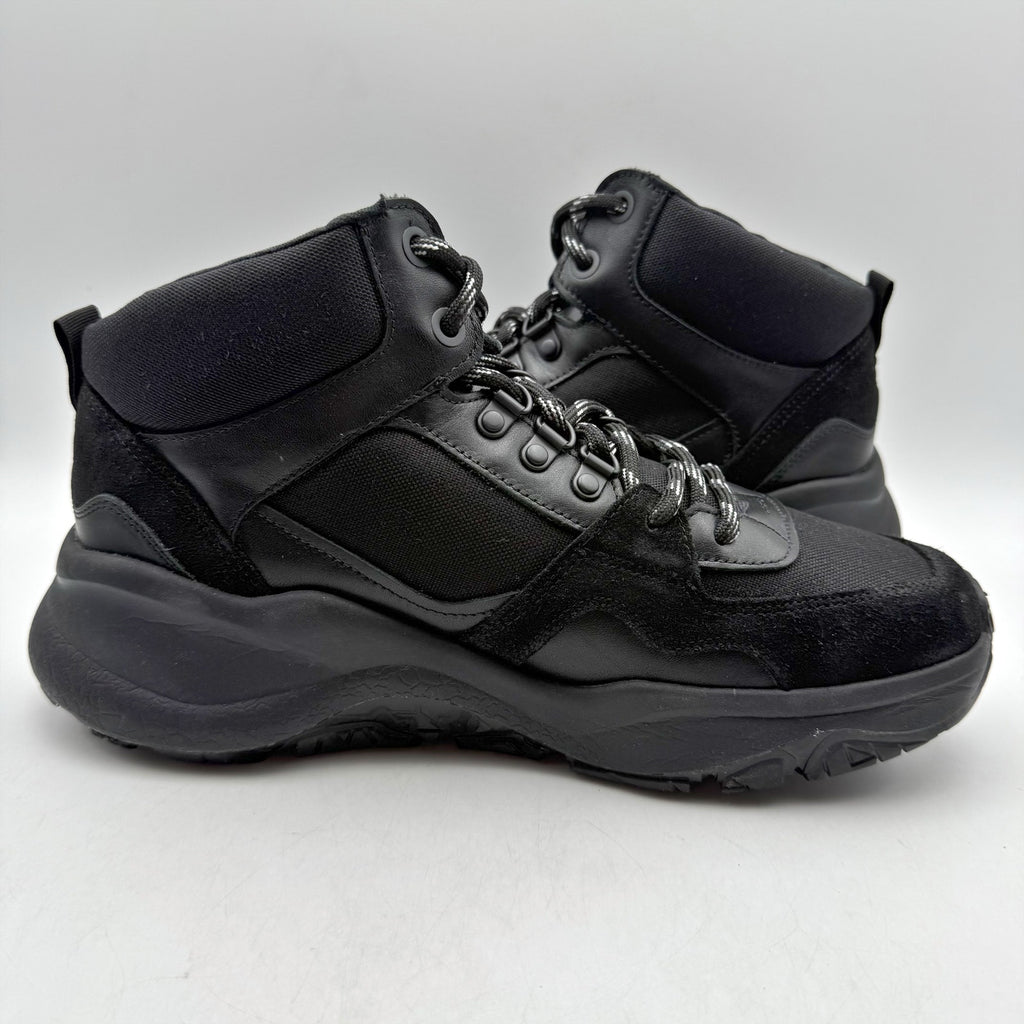 SAS Mens Hi Country-Y Hiking Boots 9 M Black Cast Iron Lace Up Lightweight NIB