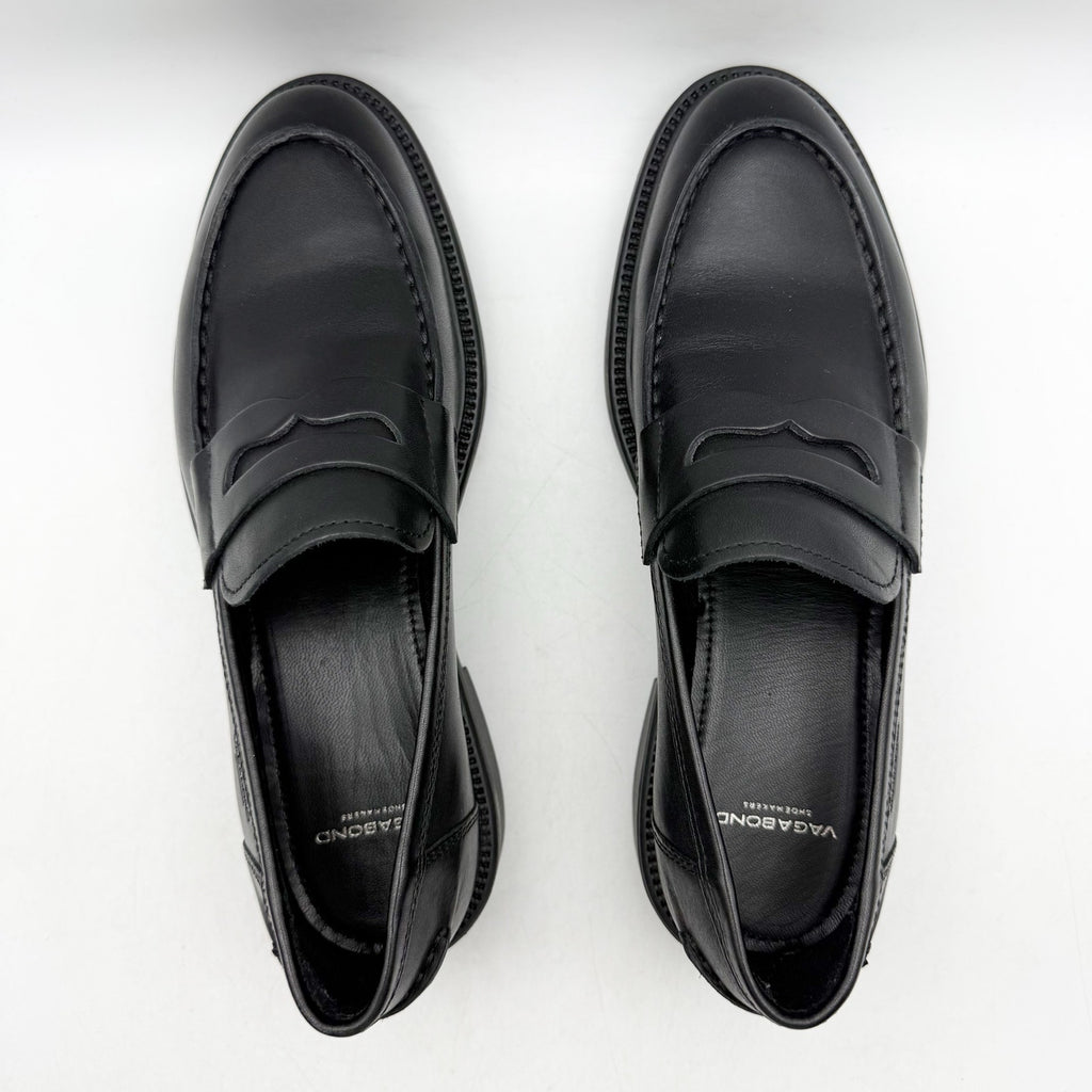 Vagabond Shoemakers Womens Alex Loafers EU 39 US 9 Black Leather NIB