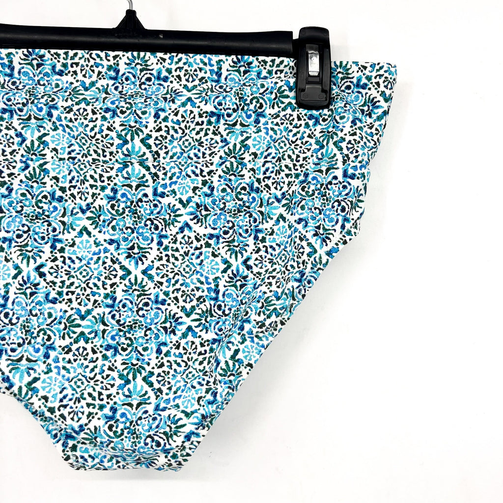 HELEN JON Women's Convertible Hipster Bikini Bottom Small Blue Montrose NWT