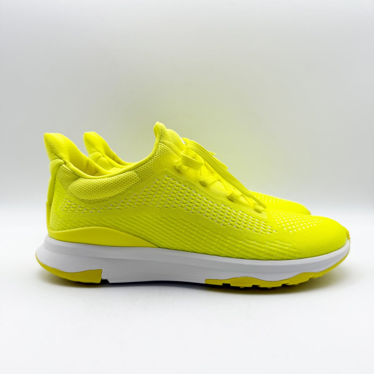 FitFlop Womens VITAMIN FFX Sports Sneakers US 9 Yellow Glow-in-the-Dark Knit NIB