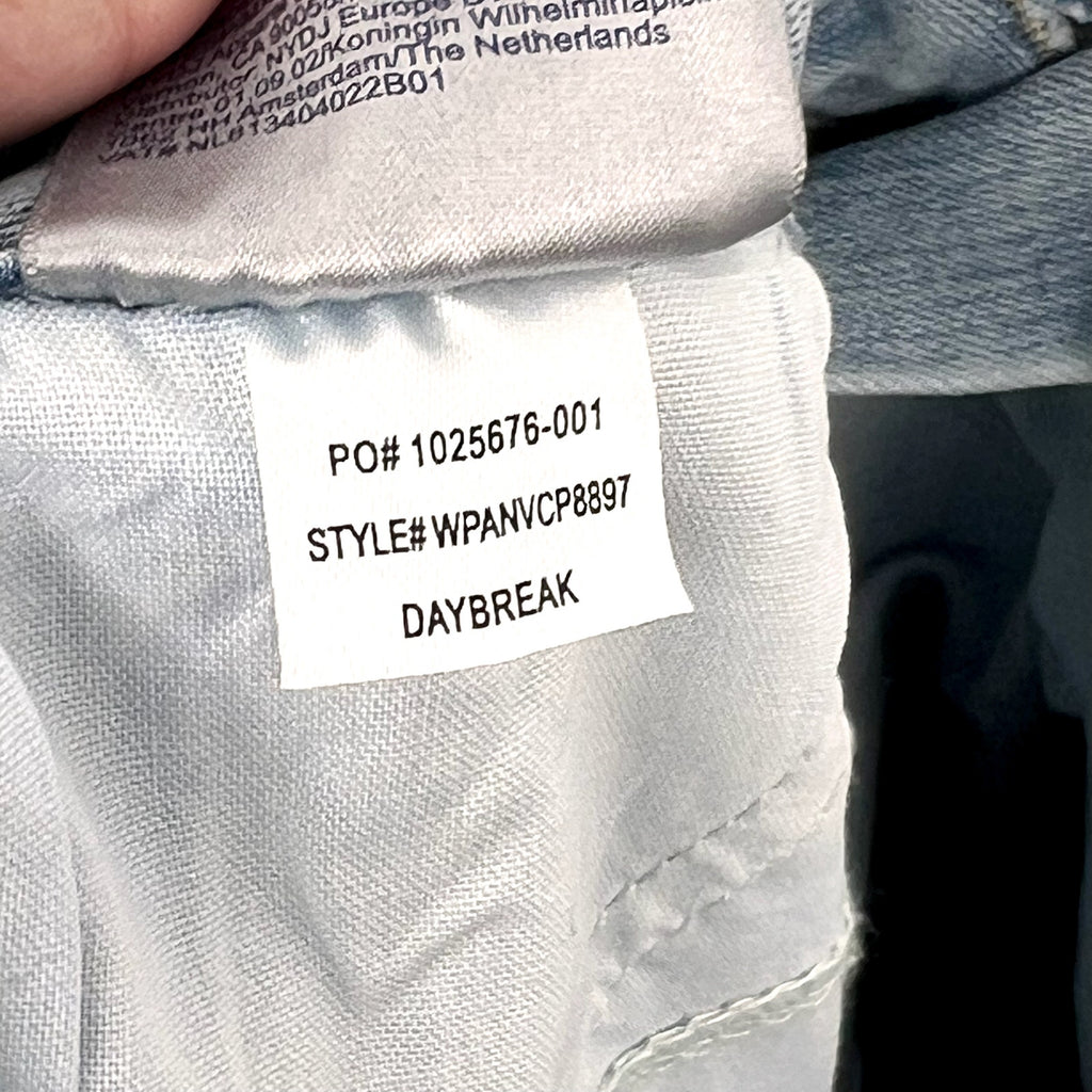 NYDJ Womens Major Wide Leg Capri Jeans 18W PETITE Daybreak Light Blue NWT