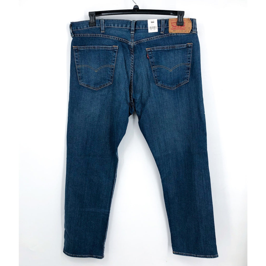 LEVI'S Men's 501 Original Straight Leg Jeans 42x32 Medium Wash NWT 00501-3333