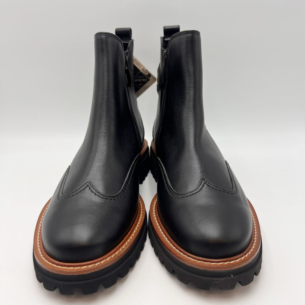Paul Green Womens Watson Chelsea Ankle Boot US 8.5 Black Leather Waterproof NWT