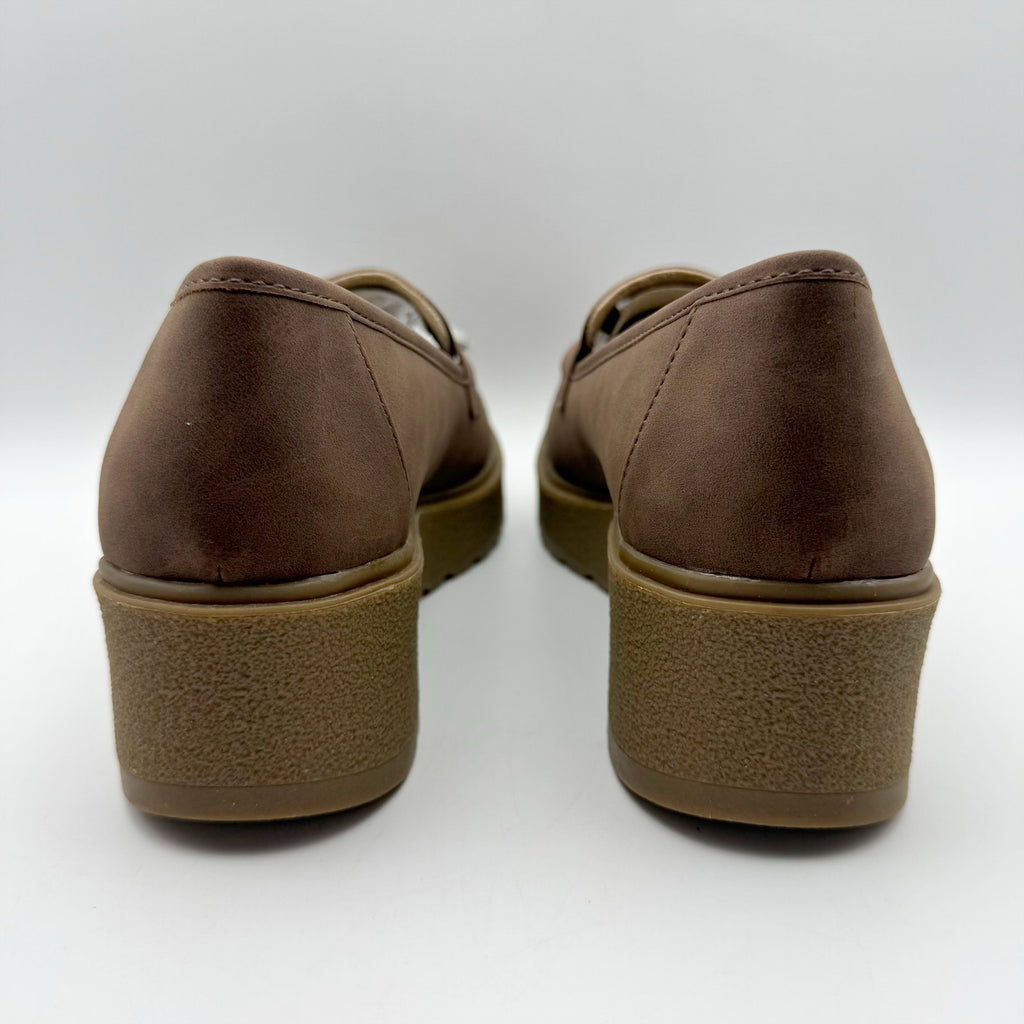 Soul Naturalizer Womens Josie Loafers US 9.5M EU 40.5 Brown Slip-on NIB