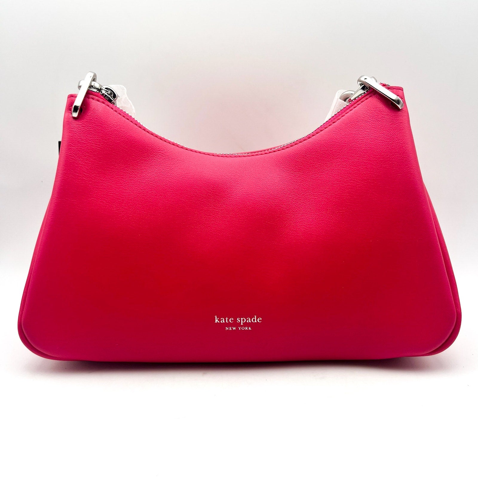 KATE SPADE Grace Chain Shoulder Bag Pink Rosehip Fine Grain Leather NWT