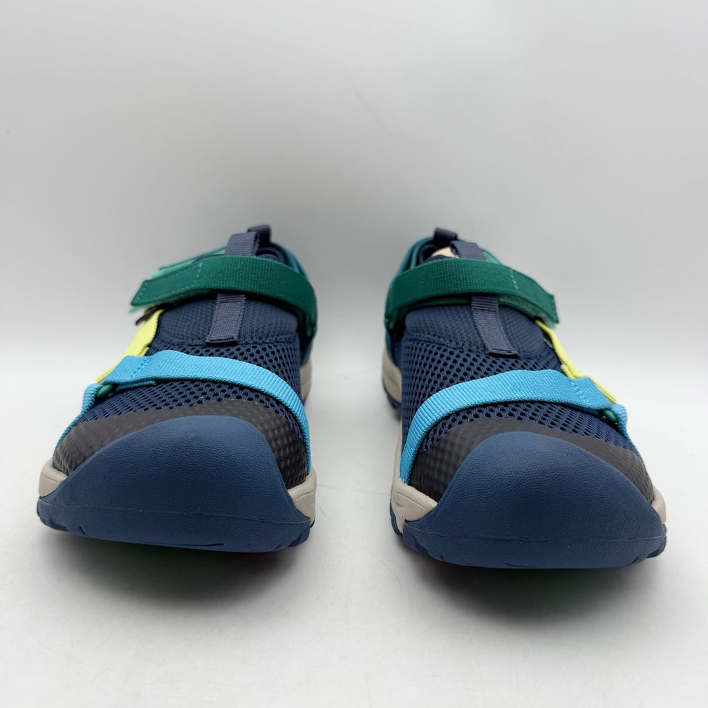 TEVA Kids Outflow Universal Sandals Youth 5 Navy Blue Green Water Shoes NIB