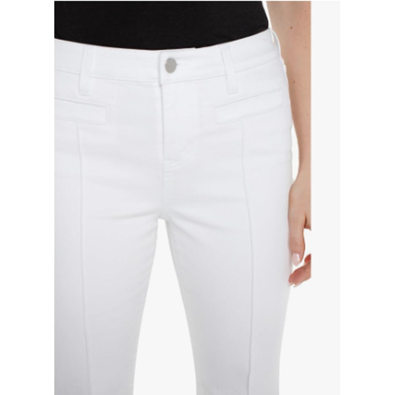 LIVERPOOL Womens Lucy Bootcut Jeans Size 31 US 12 Bright White Midrise NWT