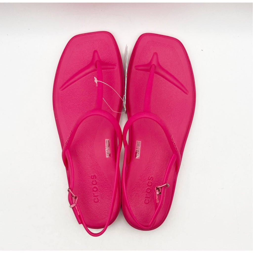 Crocs Women's Miami Thong Sandal Size 11 Dragon Fruit Pink Flip Flop NWT
