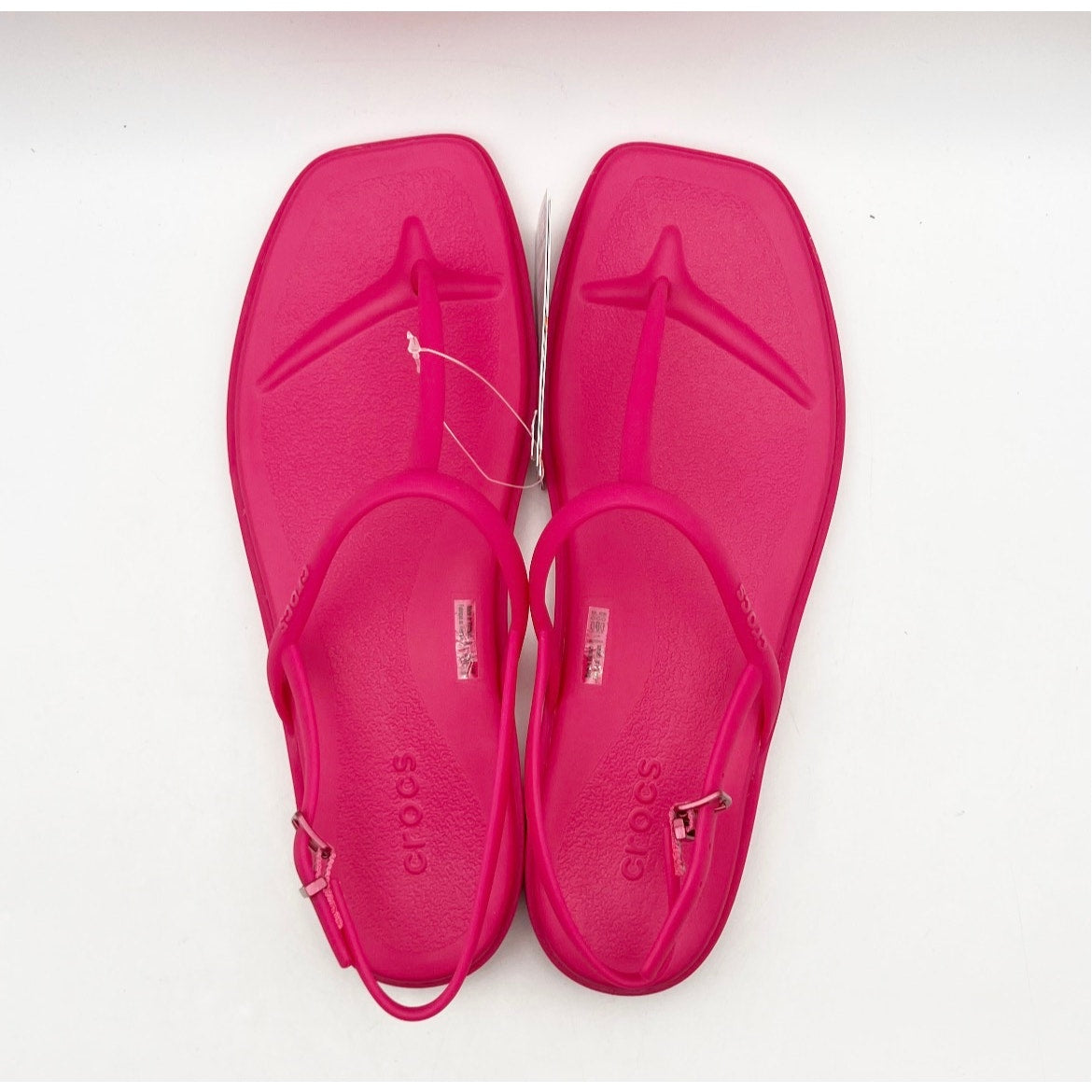 Crocs Women's Miami Thong Sandal Size 11 Dragon Fruit Pink Flip Flop NWT