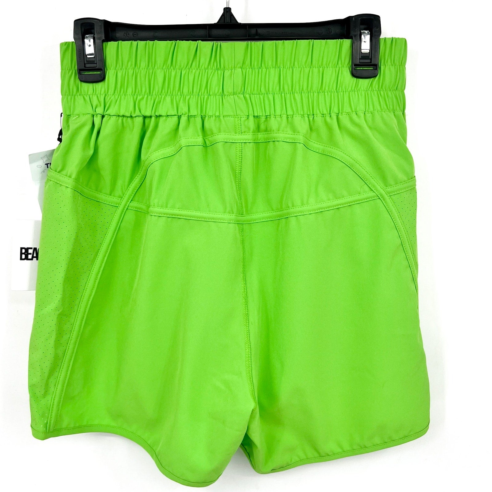 BEACH RIOT Women's Cliff Athletic Shorts Medium Palm Garden Green Pull-On NWT