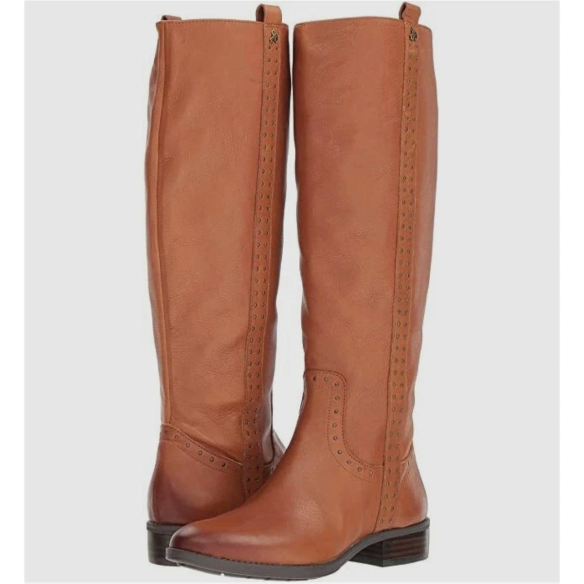 Sam Edelman Womens Prina 2 Wide Calf Knee High Boots Size 7 EU 37 Brown NWOB