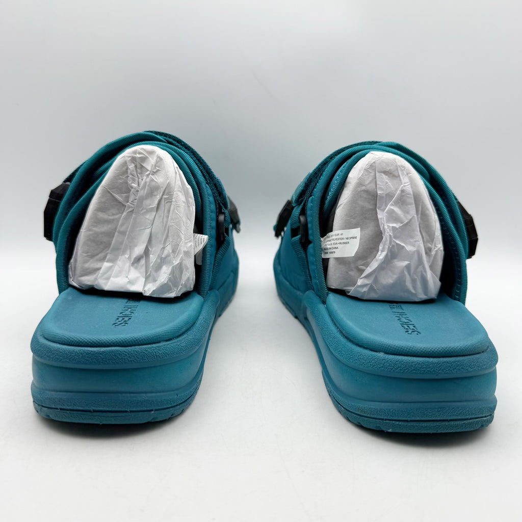 Seichi Mens Yoroi V2 Slide Sandals Size 8 EU 41 Forest Green Blue NIB