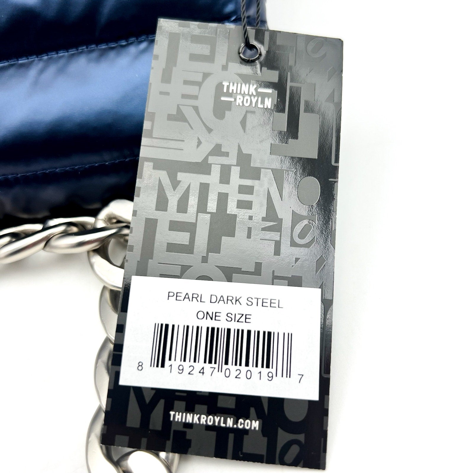 THINK ROYLN Downtown Crosswalk Crossbody Bag Blue Pearl Indigo One Size NWT