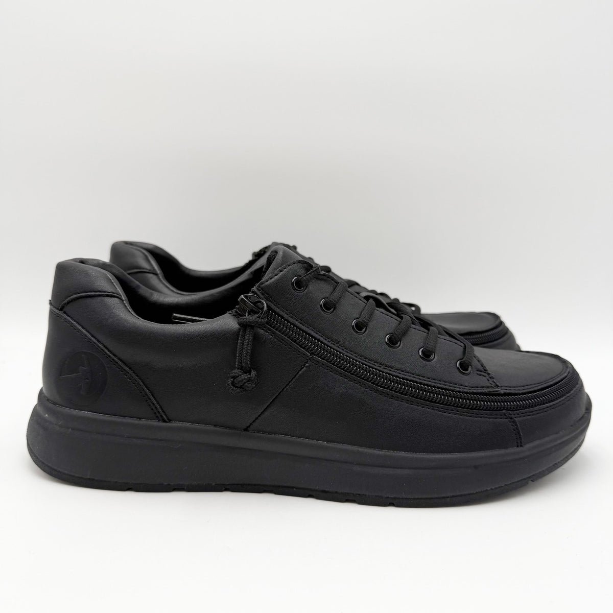 Billy Footwear Womens Work Low Sneakers Size 11 M Black Vegan Leather NWOB